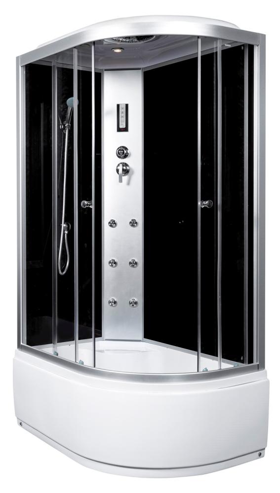 Duschkabine Jukon Dusch-Badewanne Duschtempel Eckwanne Kombidusche Fertigdusche - Bild 6 von 7