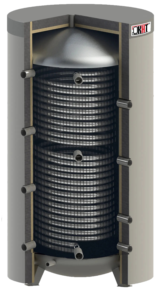 KHT Hygienespeicher HPH 200 L 0-1 WT Kombispeicher Heizungsspeicher  - Bild 5 von 6