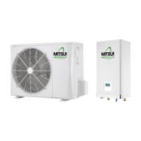 Mitsui Inverter Luft Wasser Wärmepumpe Split 4 kW R32 230V 