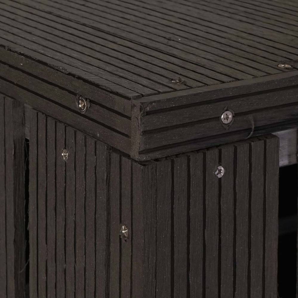HW Mülltonnenbox HWC-J28 ERWEITERUNG 1 er Metall WPC anthrazit - Holzoptik HW Mülltonnenbox HWC-J28 ERWEITERUNG 1 er Metall WPC anthrazit - Holzoptik