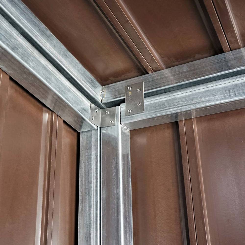HW Mülltonnenbox HWC-J28 Erweiterung 1-2 er Premium Metall WPC braun - Holzoptik HW Mülltonnenbox HWC-J28 Erweiterung 1-2 er Premium Metall WPC braun - Holzoptik