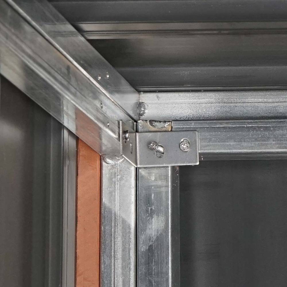 HW Mülltonnenbox HWC-J28 Erweiterung 1 er Premium Metall WPC grau - Holzoptik erweiterbar HW Mülltonnenbox HWC-J28 Erweiterung 1 er Premium Metall WPC grau - Holzoptik erweiterbar