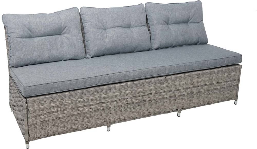 HW Gartenmöbel HWC-G59 Stahlgestell Poly-Rattan Grau/Hellgrau Tisch 200x100cm HW Gartenmöbel HWC-G59 Stahlgestell Poly-Rattan Grau/Hellgrau Tisch 200x100cm