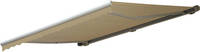 HW Kassetten-Markise elektrisch T124, Vollkassette Volant 5x3m Polyester Creme