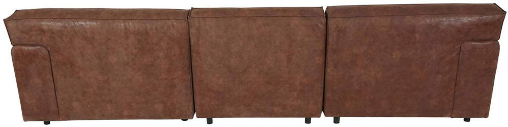 HW Eck-Sofa HWC-J59 Ottomane links Kunstleder braun HW Eck-Sofa HWC-J59 Ottomane links Kunstleder braun