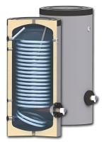 BURNIT Wärmepumpenspeicher 150-500 L mit Isolierung 1x Wärmetauscher 