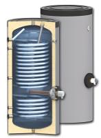BURNIT Wärmepumpenspeicher 300-500 L mit Isolierung 2x Wärmetauscher 