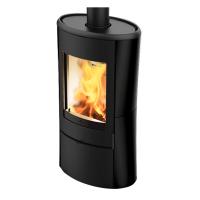 Edilkamin Kaminofen KLASS Schwarz Stahl 10 kW