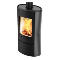 Edilkamin Kaminofen KLASS Grau Stahl 10 kW