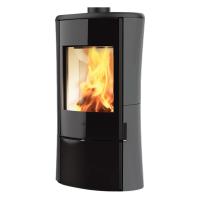 Edilkamin Kaminofen KLASS GL Grau Stahl 10 kW