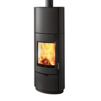 Edilkamin Kaminofen KRIO S Schwarz Stahl 10 kW