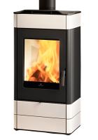 Edilkamin Kaminofen BODY Weiß Keramik 10 kW