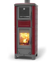 Thermorossi Kaminofen Ardhea-F Evo 5 Easy wasserführend Keramik 15,1 kW Bordeaux