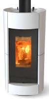 Thermorossi Kaminofen CHIC EVO Wood 8,5 kW Keramik Weiß