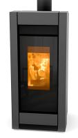 Thermorossi Kaminofen ESSENZA Wood Metalcolor 6 kW Stahl 
