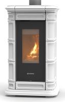 Thermorossi Kaminofen SAINT MORITZ EVO Wood 10 kW Weiß