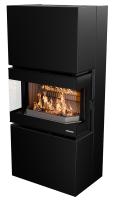 Thermorossi Kaminofen TRILOGIE Wood 11 kW Schwarz