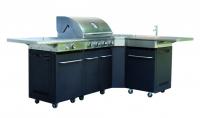 Activa 4x Gasgrillküche Dallas 4B + SB 14 + 3,5 kW
