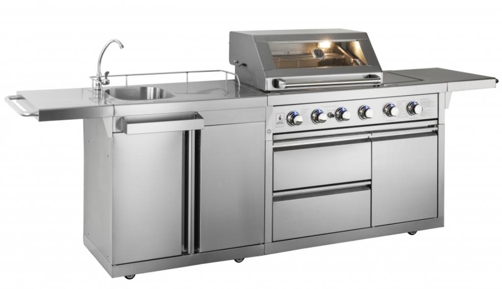 Activa 2x Edelstahl-Gasgrillküche 4B + SB + RB 14 + 4 + 3,5 kW Activa 2x Edelstahl-Gasgrillküche 4B + SB + RB 14 + 4 + 3,5 kW