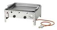Activa Gasbräter 2-flammig 10kW Stahlpfanne