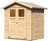Karibu Gartenhaus Durin 2 naturbelassen 1,80x1,52x2,19m