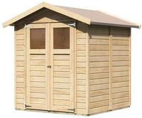 Karibu Gartenhaus Durin 3 naturbelassen 1,80x1,84x2,19m