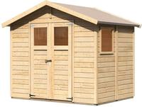 Karibu Gartenhaus Balin 1 naturbelassen 2,45x1,80x2,31m