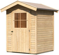 Karibu Gartenhaus Harburg 1 naturbelassen 1,52x1,55x2,30m