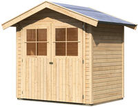 Karibu Gartenhaus Harburg 2 naturbelassen 2,03x1,55x2,30m