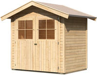 Karibu Gartenhaus Harburg 2 naturbelassen 2,03x1,55x2,30m