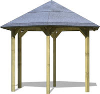 Karibu Pavillon Madrid 243x276x291cm kesseldruckimprägniert
