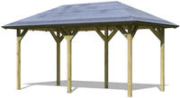 Karibu Pavillon Lillehammer 2 - kesseldruckimprägniert 2,18x4,25x2,79 m