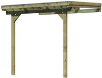 Karibu Terrassenüberdachung A kesseldruckimprägniert 2,44x2,35x2,39m