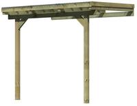 Karibu Terrassenüberdachung A kesseldruckimprägniert 2,44x2,35x2,39m
