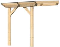 Karibu Terrassenüberdachung 2A Leimholz mit 10mm Doppelstegplatten 2,00x3,00x2,57m