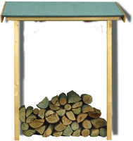 Karibu ECO - Schleppdach naturbelassen 1,72x0,65x1,96m