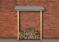 Karibu ECO - Schleppdach naturbelassen 1,72x0,65x1,96m