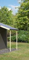 Karibu ECO - Schleppdach elfenbeinweiß 1,72x0,65x1,96m