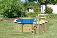 Karibu Pool Modell 1 C - 415 x 120 cm