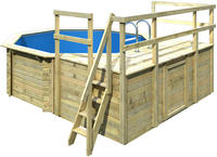 Karibu Pool Modell 1 D - 415 x 120 cm