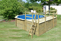 Karibu Pool Modell 2 D - 490 x 120 cm