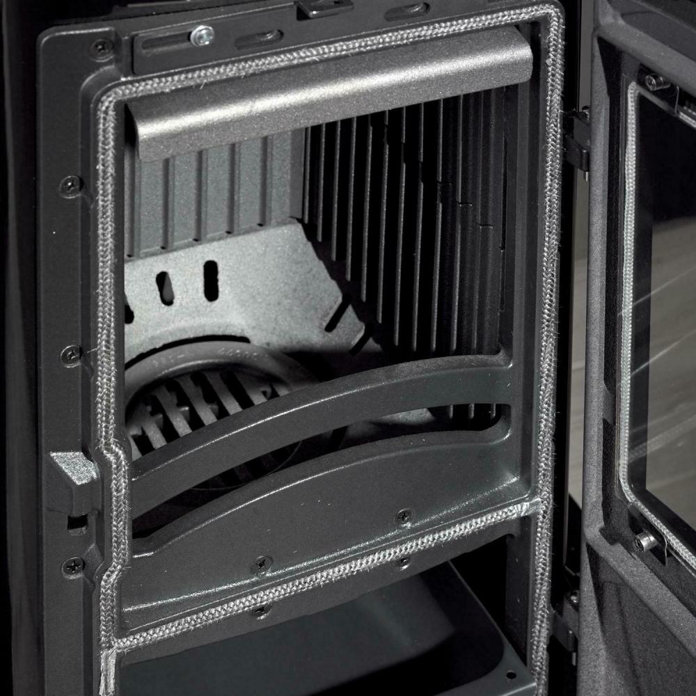 La Nordica Kaminofen Super Max Nero Anthrazit schwarz 6 kW La Nordica Kaminofen Super Max Nero Anthrazit schwarz 6 kW