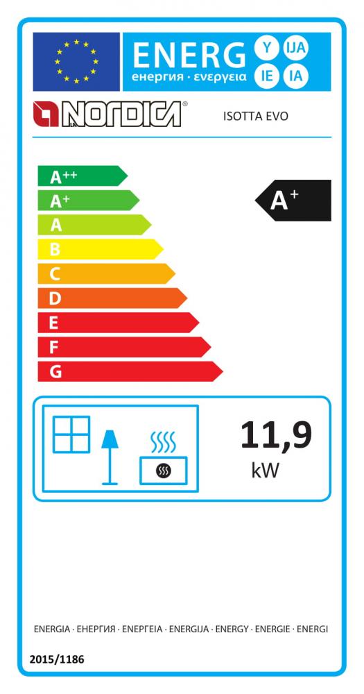 La Nordica Kaminofen Isotta EVO 12 kW La Nordica Kaminofen Isotta EVO 12 kW