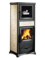 La Nordica Kaminofen Rossella Plus Forno Evo Liberty Pergamena 9 kW