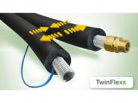 Solarleitung TwinFlexx Edelstahlwellrohr 20mm DN16 20m