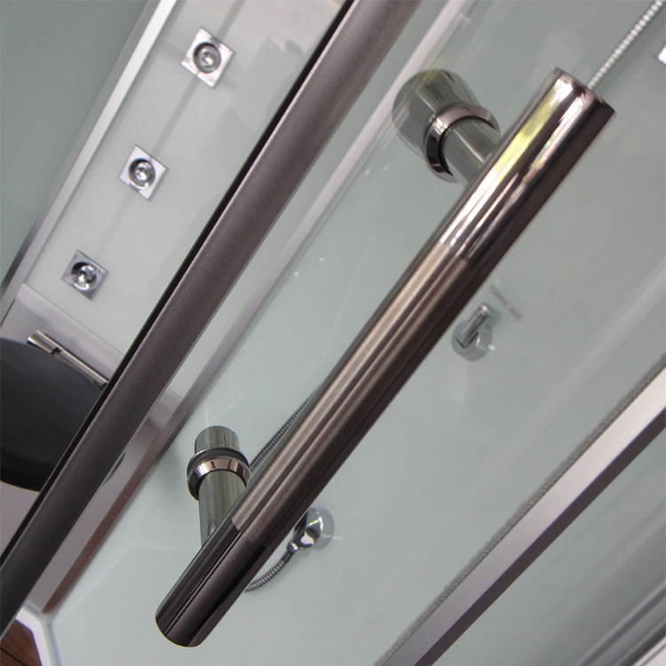EAGO Dampfdusche DZ954F8 weiß 100x80 links EAGO Dampfdusche DZ954F8 weiß 100x80 links