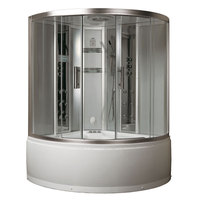 EAGO Dampfdusche DA324HF3 silber 150x150