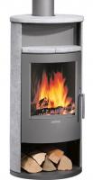 Kaminofen Justus Island 5 Stahl Gussgrau/Speckstein 5 kw