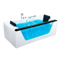 EAGO Whirlpool AM196S 180x90 schwarz