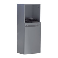 Seitenschrank X818B hellgrau für NewOrleans 82 cm rechts